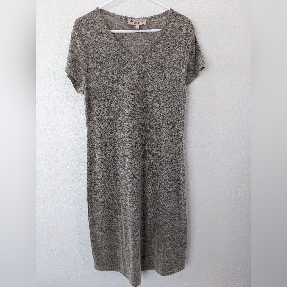 Philosophy Oatmeal Knit Dress Size L